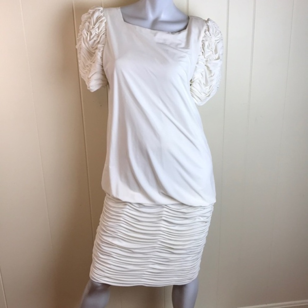 VINTAGE Ivory “Mother of the Bride” Ruffle Dress